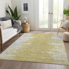 Piper Looms Chantille Modern ACN705 Gold Area Rug Lifestyle Image Feature