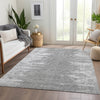 Piper Looms Chantille Modern ACN705 Silver Area Rug Lifestyle Image Feature