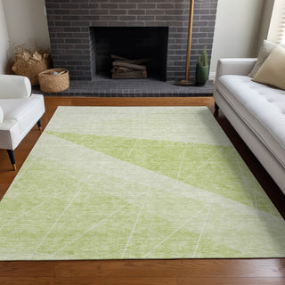 Piper Looms Chantille Modern ACN706 Aloe Area Rug Lifestyle Image Feature