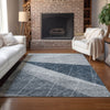 Piper Looms Chantille Modern ACN706 Charcoal Area Rug