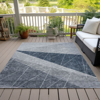 Piper Looms Chantille Modern ACN706 Charcoal Area Rug