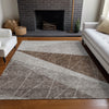 Piper Looms Chantille Modern ACN706 Gray Area Rug Lifestyle Image Feature