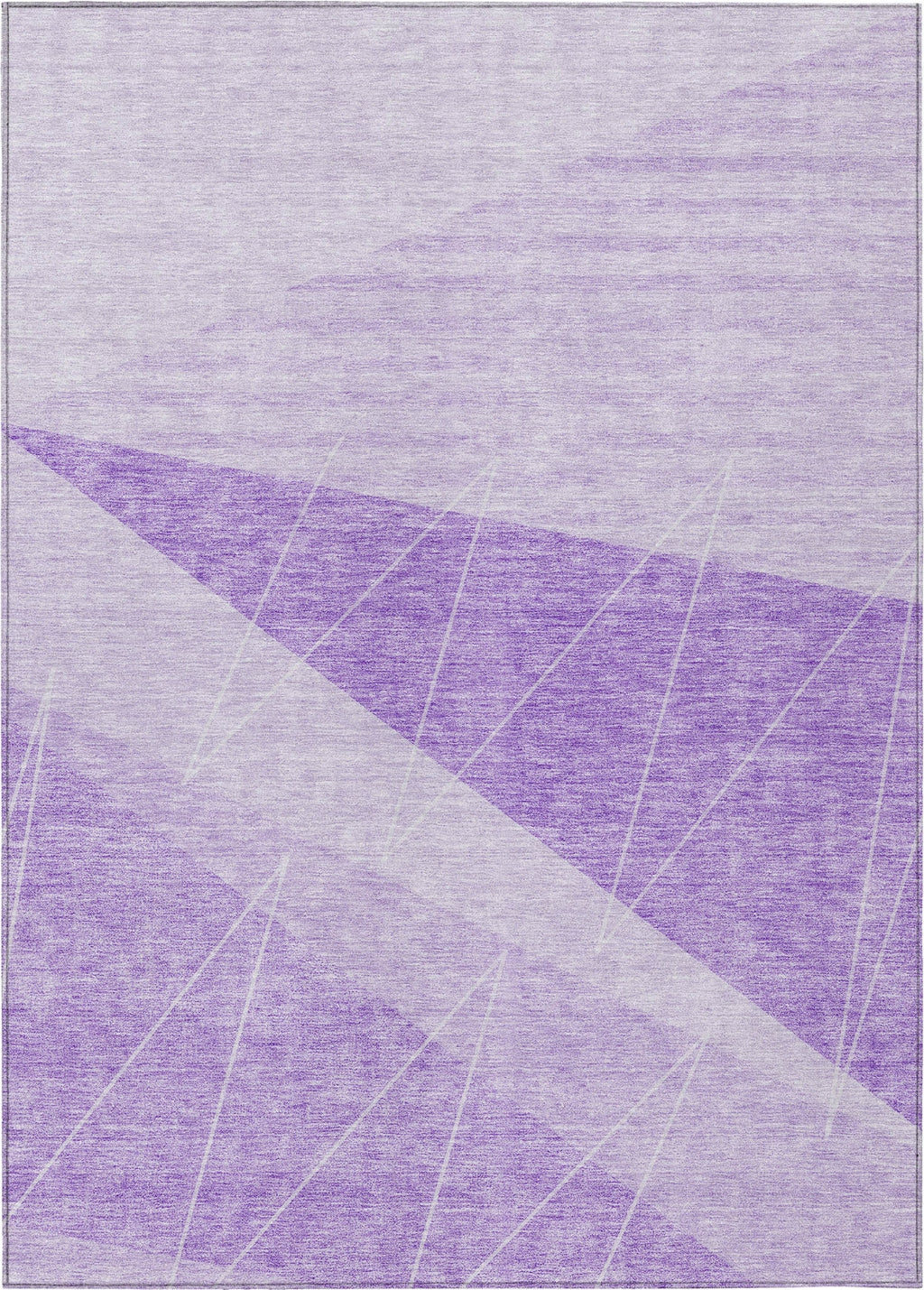 Piper Looms Chantille Modern ACN706 Lavender Area Rug – Incredible Rugs ...