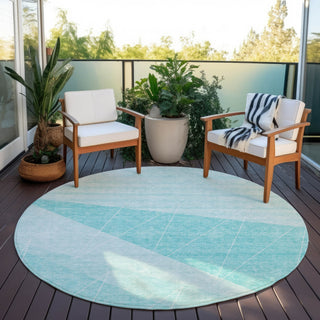 Piper Looms Chantille Modern ACN706 Teal Area Rug