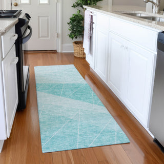 Piper Looms Chantille Modern ACN706 Teal Area Rug