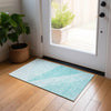 Piper Looms Chantille Modern ACN706 Teal Area Rug