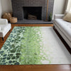 Piper Looms Chantille Abstract ACN707 Aloe Area Rug Lifestyle Image Feature