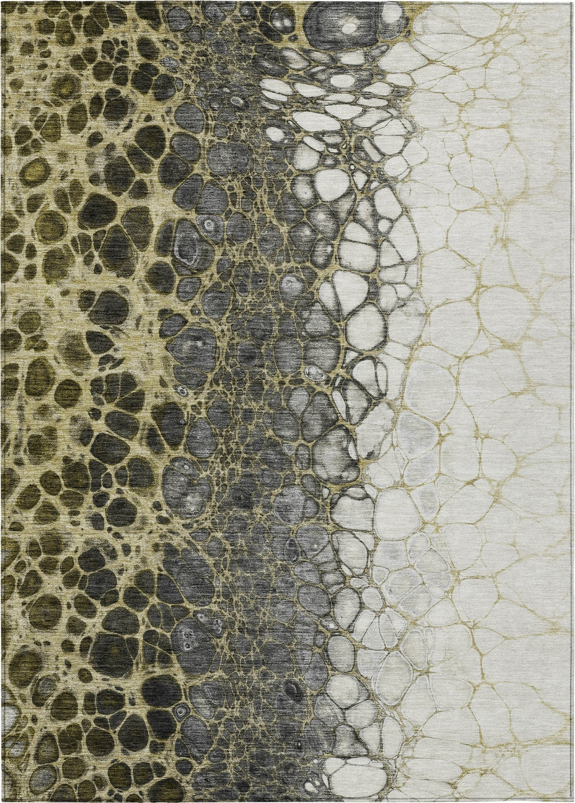 Piper Looms Chantille Abstract ACN707 Beige Area Rug