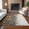 Piper Looms Chantille Abstract ACN707 Ivory Area Rug