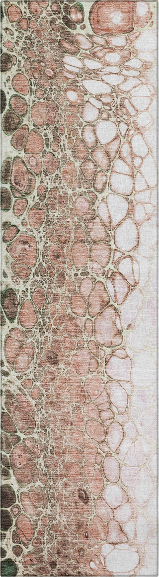 Piper Looms Chantille Abstract ACN707 Salmon Area Rug