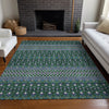 Piper Looms Chantille Boho ACN708 Green Area Rug Lifestyle Image Feature