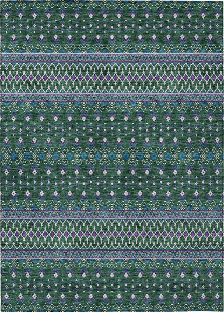 Piper Looms Chantille Boho ACN708 Green Area Rug