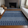 Piper Looms Chantille Boho ACN708 Navy Area Rug Lifestyle Image Feature