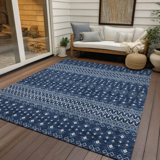 Piper Looms Chantille Boho ACN708 Navy Area Rug