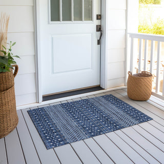 Piper Looms Chantille Boho ACN708 Navy Area Rug