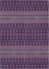 Piper Looms Chantille Boho ACN708 Purple Area Rug