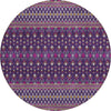 Piper Looms Chantille Boho ACN708 Purple Area Rug