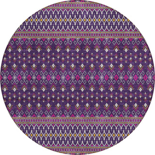 Piper Looms Chantille Boho ACN708 Purple Area Rug