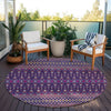 Piper Looms Chantille Boho ACN708 Purple Area Rug