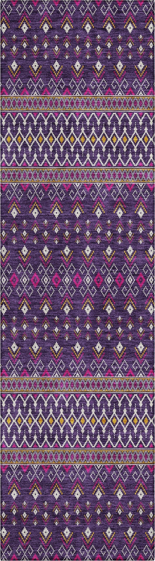 Piper Looms Chantille Boho ACN708 Purple Area Rug