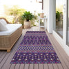 Piper Looms Chantille Boho ACN708 Purple Area Rug