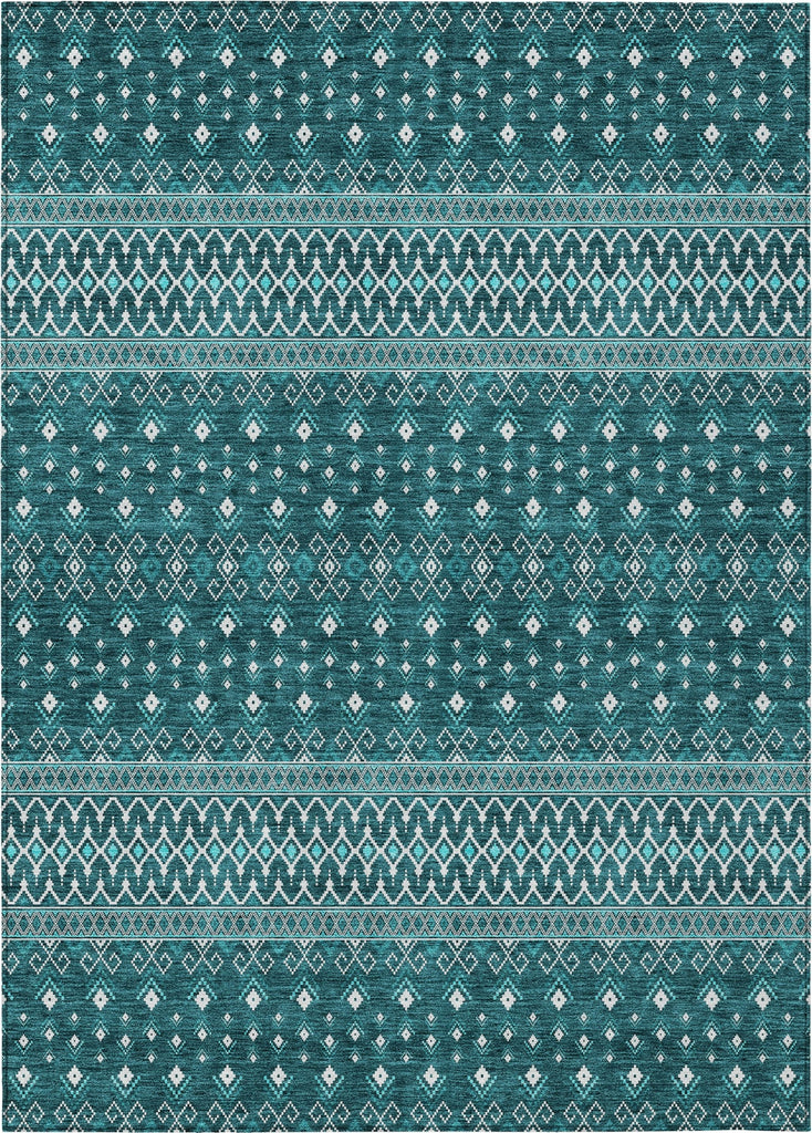 Piper Looms Chantille Boho ACN708 Teal Area Rug