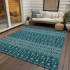 Piper Looms Chantille Boho ACN708 Teal Area Rug