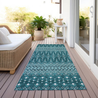 Piper Looms Chantille Boho ACN708 Teal Area Rug