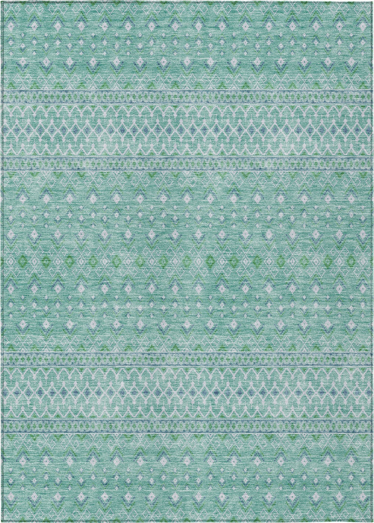 Piper Looms Chantille Boho ACN709 Aqua Area Rug