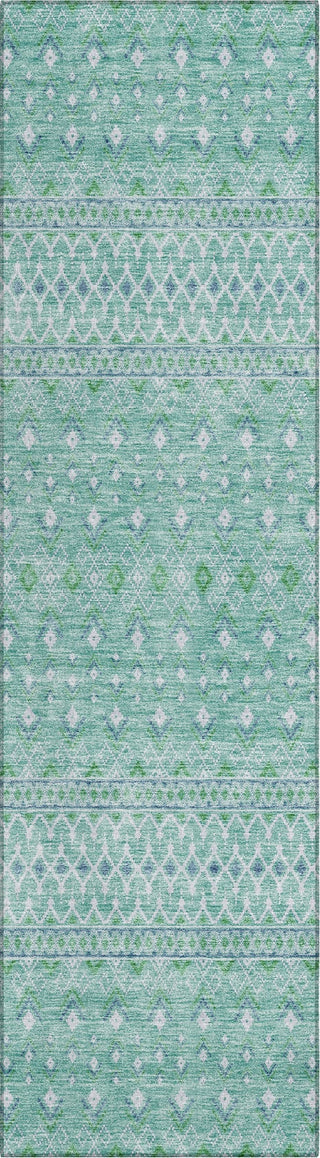 Piper Looms Chantille Boho ACN709 Aqua Area Rug