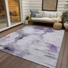 Piper Looms Chantille Modern ACN710 Purple Area Rug