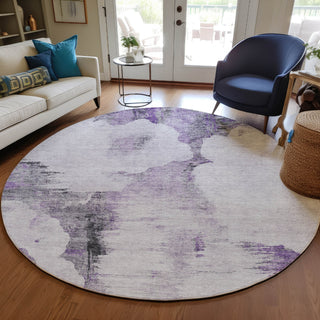 Piper Looms Chantille Modern ACN710 Purple Area Rug