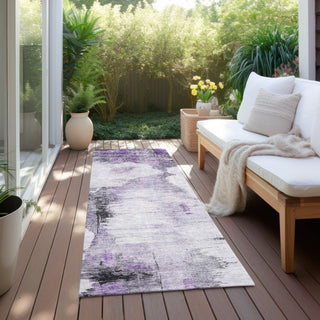 Piper Looms Chantille Modern ACN710 Purple Area Rug