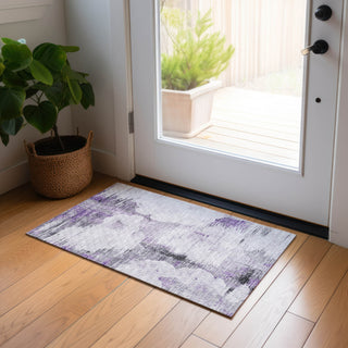 Piper Looms Chantille Modern ACN710 Purple Area Rug