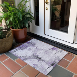 Piper Looms Chantille Modern ACN710 Purple Area Rug