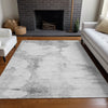 Piper Looms Chantille Modern ACN710 Silver Area Rug Lifestyle Image Feature