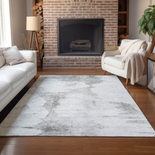 Piper Looms Chantille Modern ACN710 Silver Area Rug