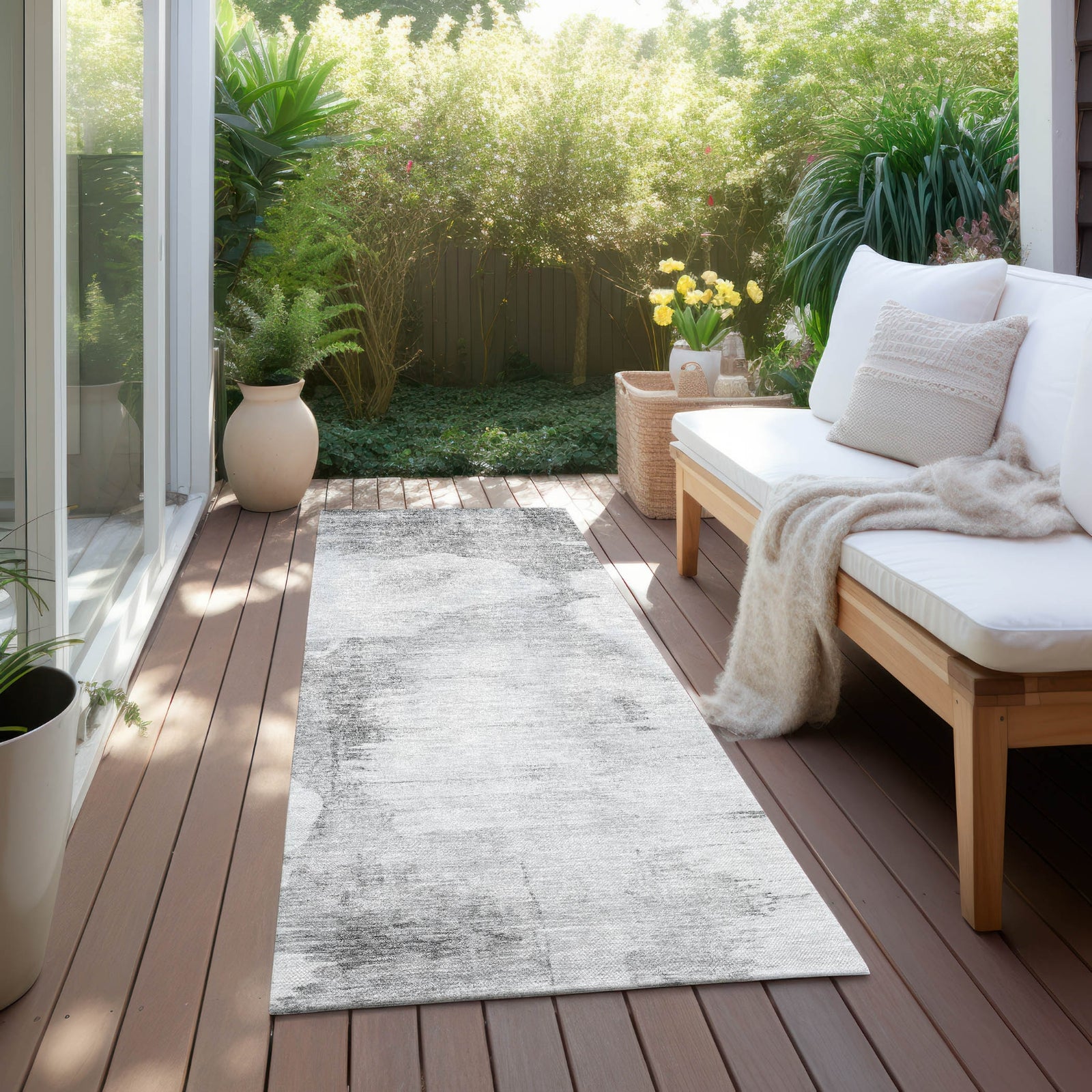 Piper Looms Chantille Modern ACN710 Silver Area Rug – Incredible Rugs ...