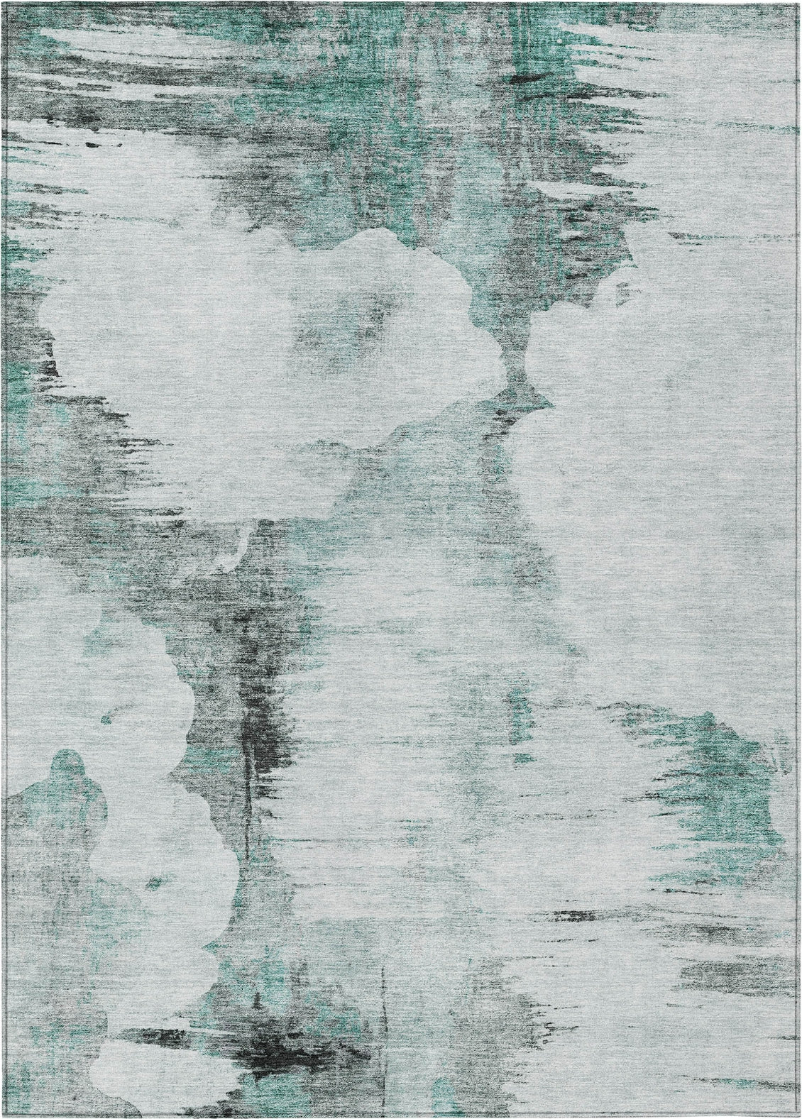 Piper Looms Chantille Modern ACN710 Teal Area Rug