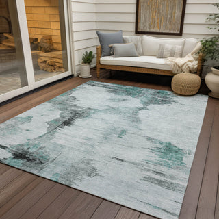 Piper Looms Chantille Modern ACN710 Teal Area Rug