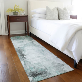 Piper Looms Chantille Modern ACN710 Teal Area Rug