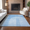 Piper Looms Chantille Art Deco ACN711 Blue Area Rug