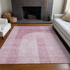 Piper Looms Chantille Art Deco ACN711 Blush Area Rug Lifestyle Image Feature