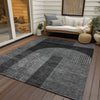 Piper Looms Chantille Art Deco ACN711 Charcoal Area Rug