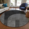 Piper Looms Chantille Art Deco ACN711 Charcoal Area Rug