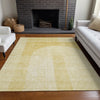 Piper Looms Chantille Art Deco ACN711 Gold Area Rug Lifestyle Image Feature