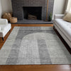 Piper Looms Chantille Art Deco ACN711 Gray Area Rug Lifestyle Image Feature