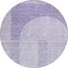 Piper Looms Chantille Art Deco ACN711 Lavender Area Rug