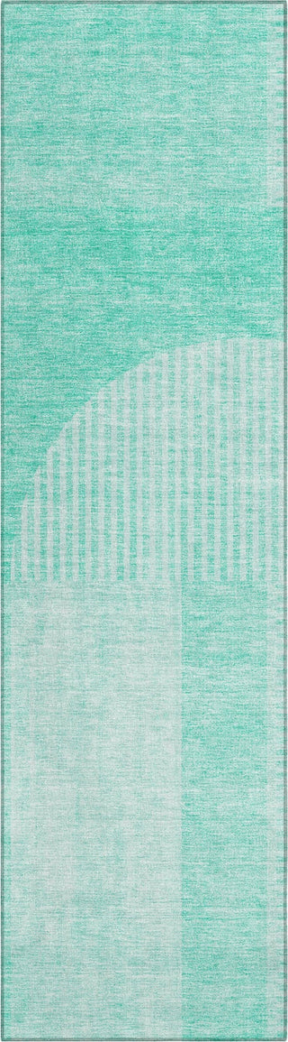 Piper Looms Chantille Art Deco ACN711 Teal Area Rug