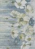 Piper Looms Chantille Floral ACN712 Blue Area Rug